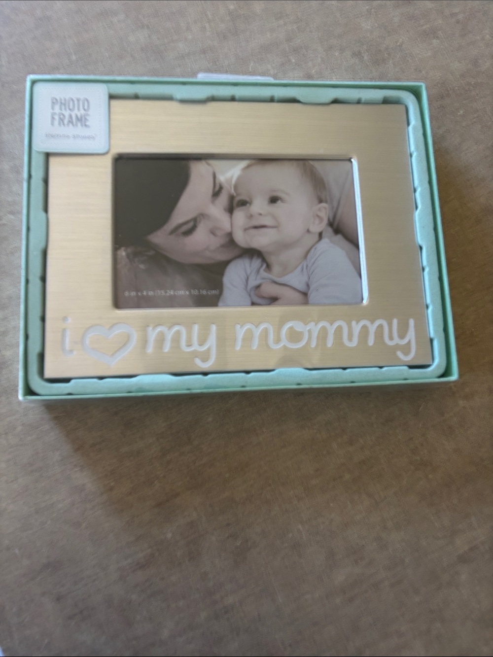 STEPPING STONES I Love my Mommy Silver Photo Frame